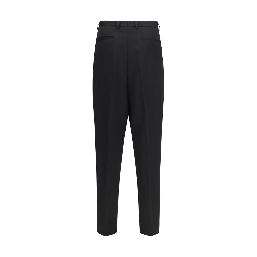Dolce & Gabbana Schwarze Wollhose Oves Aries