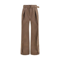 Lemaire Braune Freizeithose aus Polyester