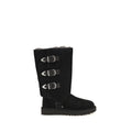 UGG Schwarze Schnürstiefel aus Wildleder