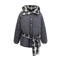 MARBELL Graue Polyamid-Jacke in voller Länge