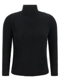 Issey Miyake Schwarzes Hemd aus Polyester