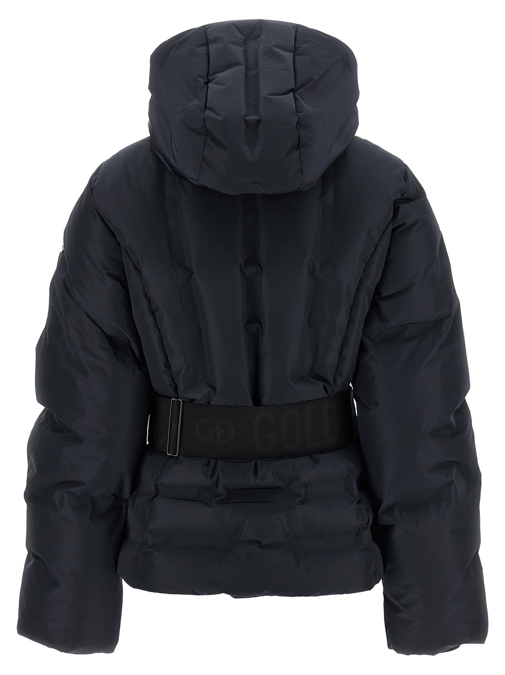 GOLDBERGH Schwarze Polyester-Jacke in voller Länge