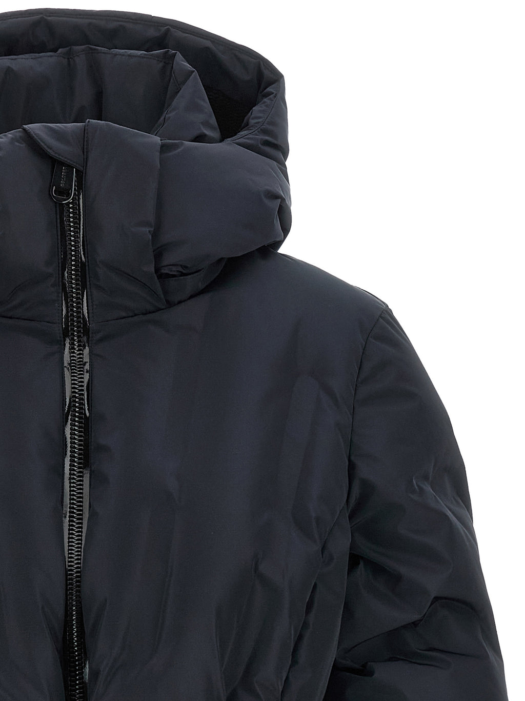 GOLDBERGH Schwarze Polyester-Jacke in voller Länge