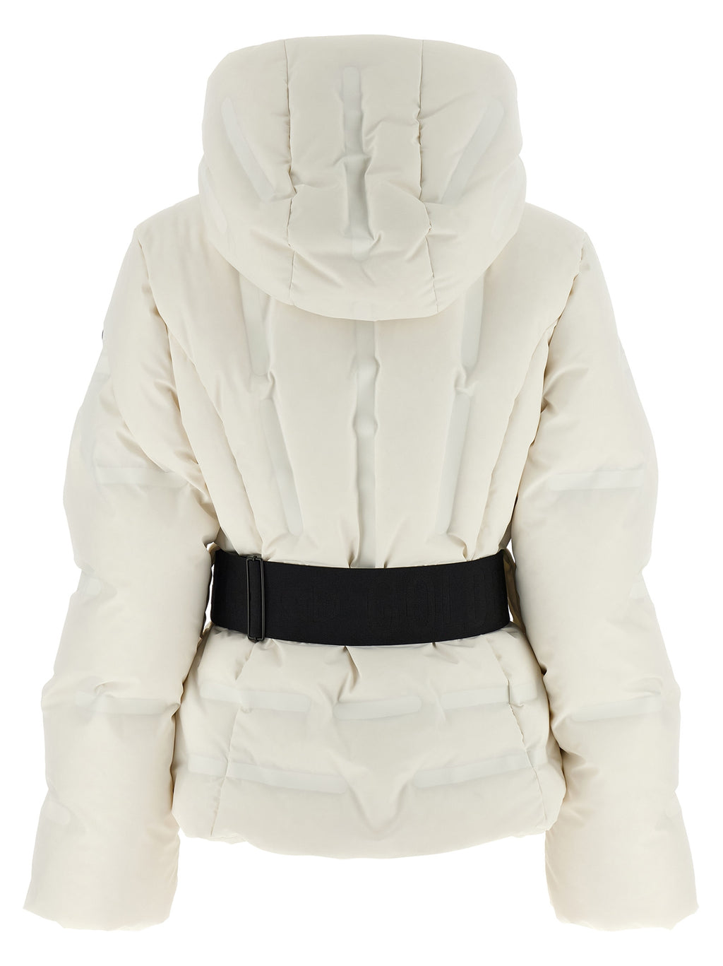 GOLDBERGH Weiße Polyester-Jacke in voller Länge