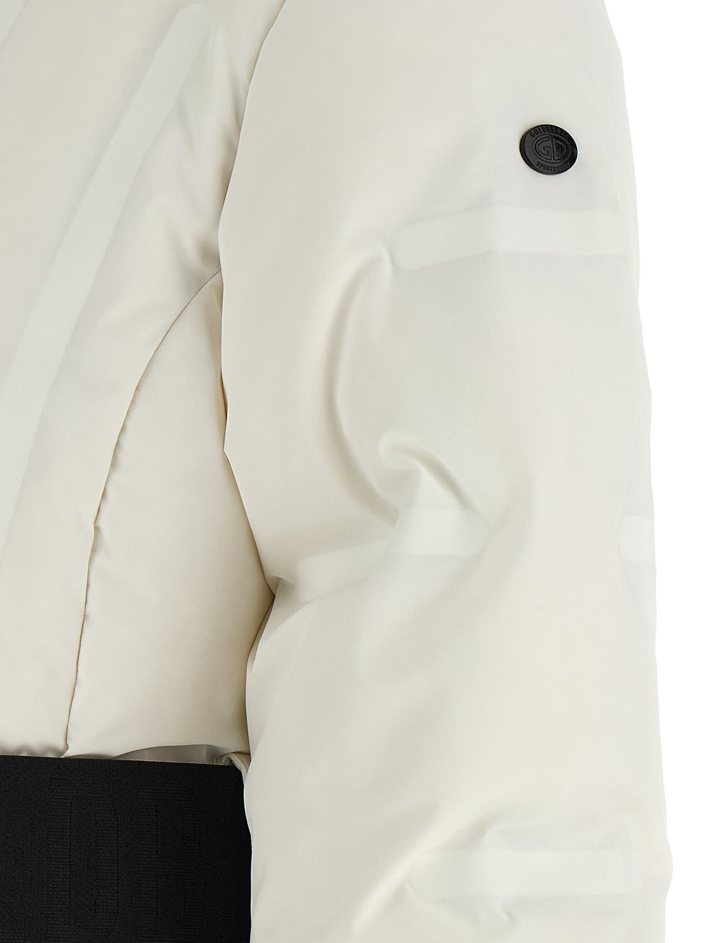 GOLDBERGH Weiße Polyester-Jacke in voller Länge