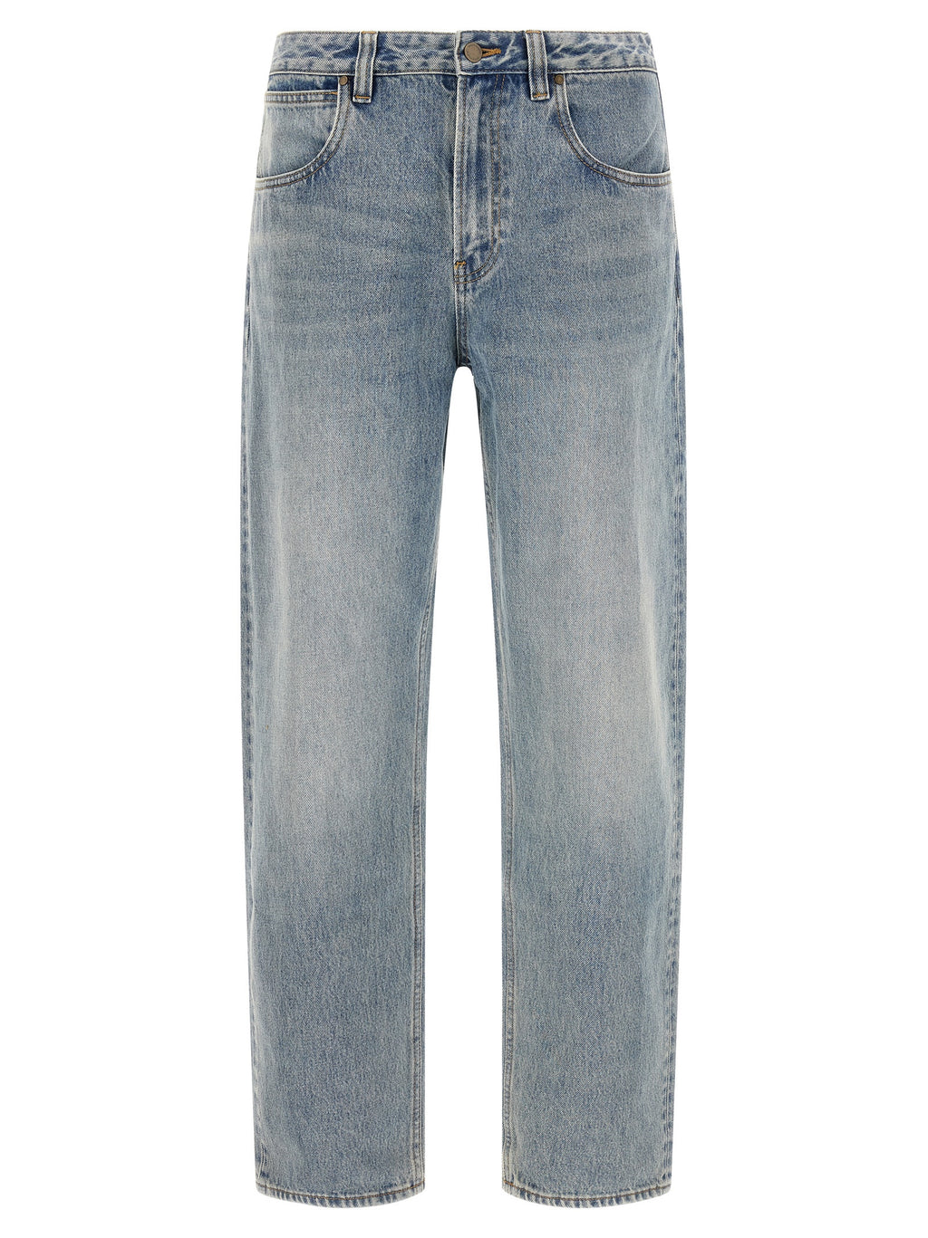 Entire Studios Blaue Jeans aus Baumwolle im geraden Schnitt