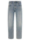 Entire Studios Blaue Jeans aus Baumwolle im geraden Schnitt