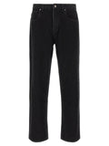 Entire Studios Schwarze Baumwoll-Jeans mit geradem Bein