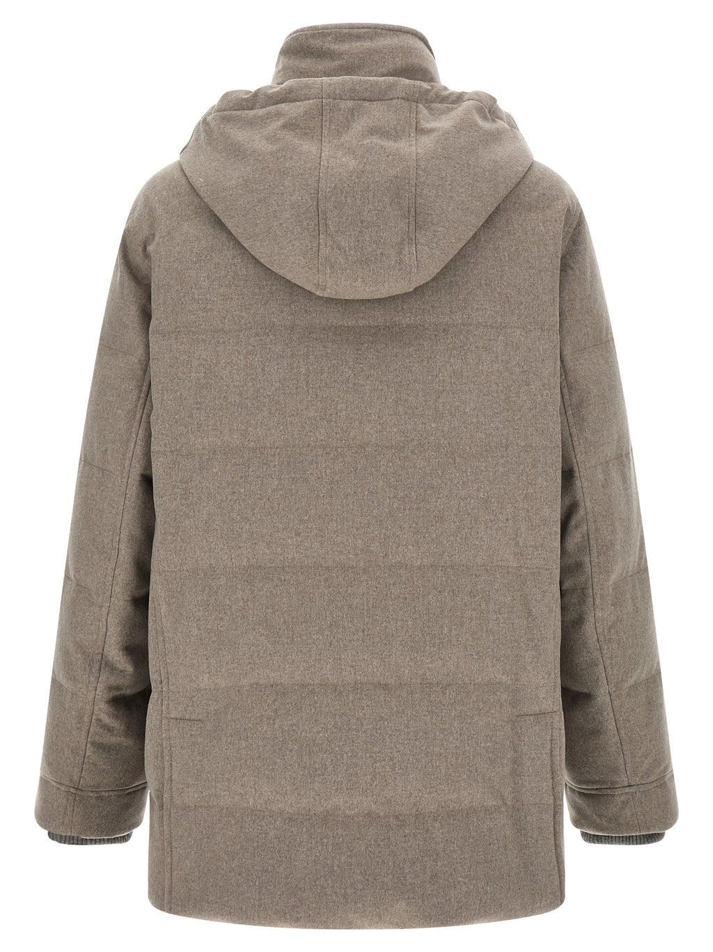 Brunello Cucinelli Beige Wollparka