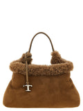 Tod's Braune Handtasche aus Merinowolle