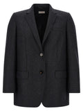 Alberto Biani Grauer Wollblazer