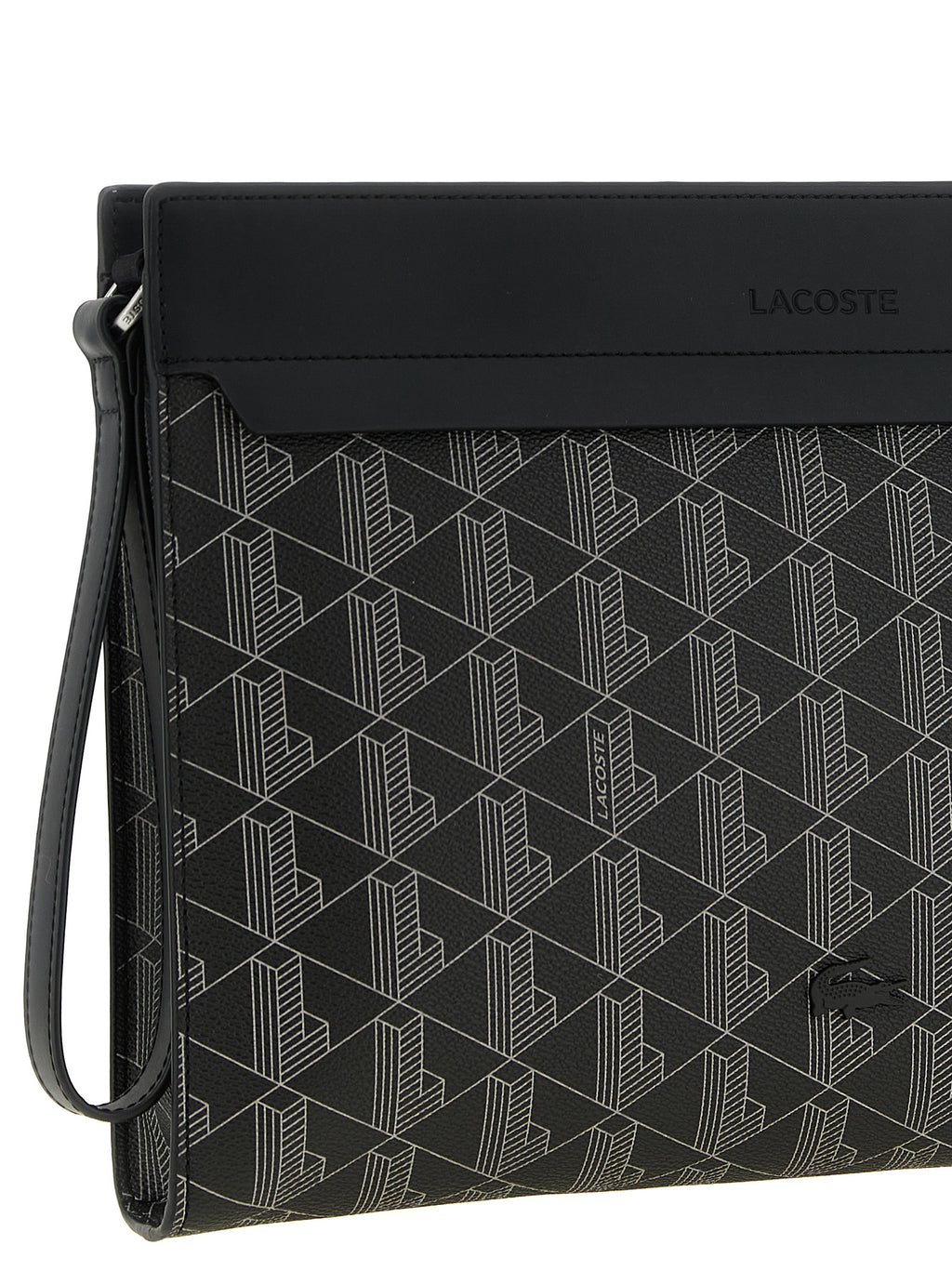 Lacoste Grauer PVC-Accessoire
