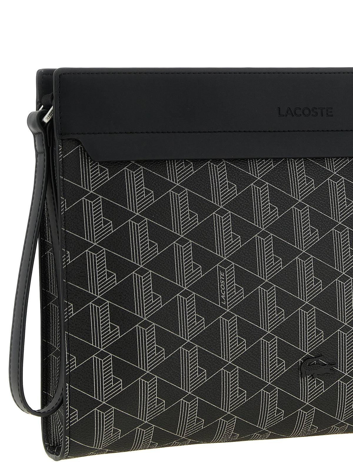 Lacoste Grauer PVC-Accessoire