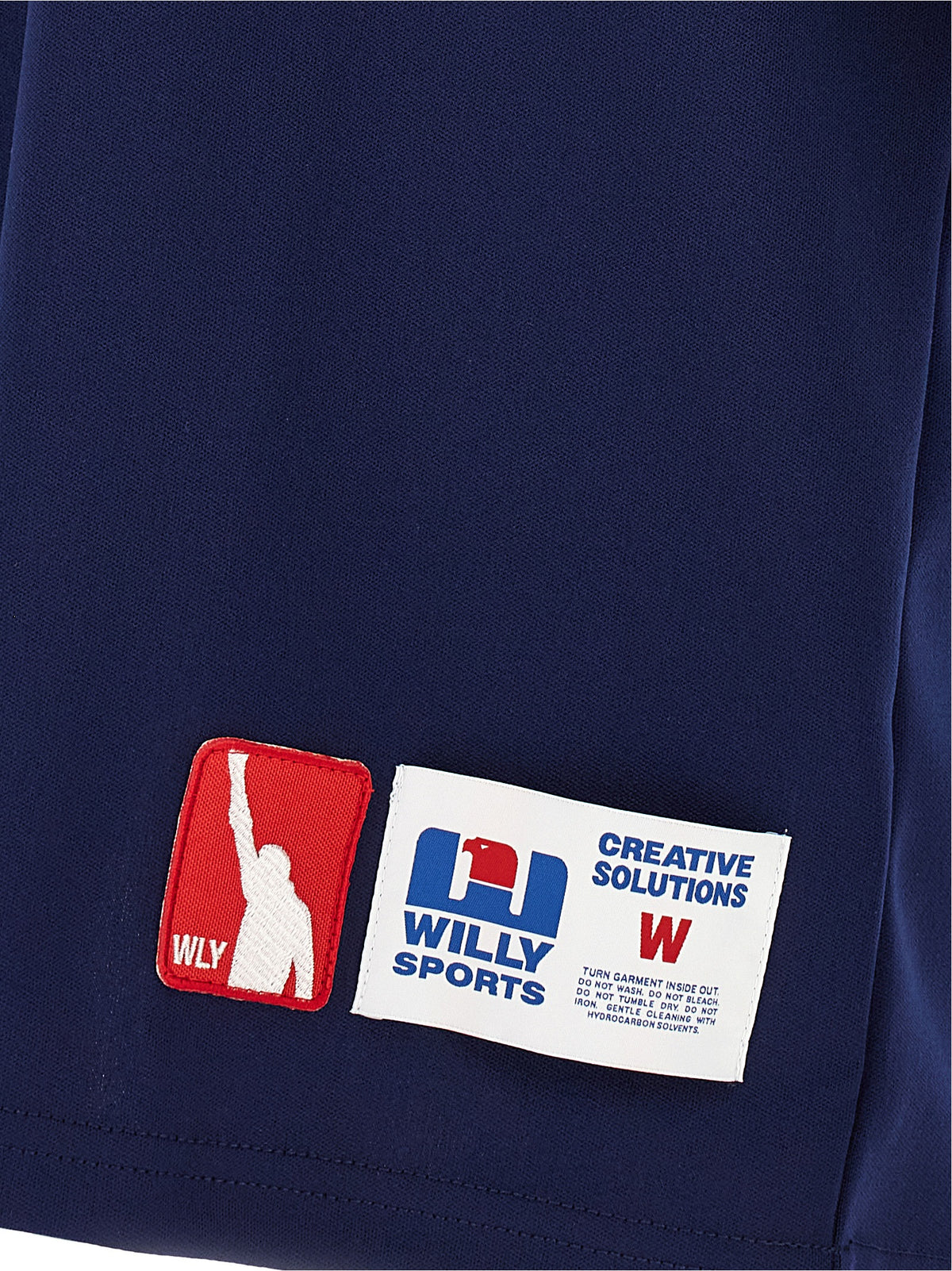 WILLY CHAVARRIA Blaues Polyester-Sportswear-Oberteil