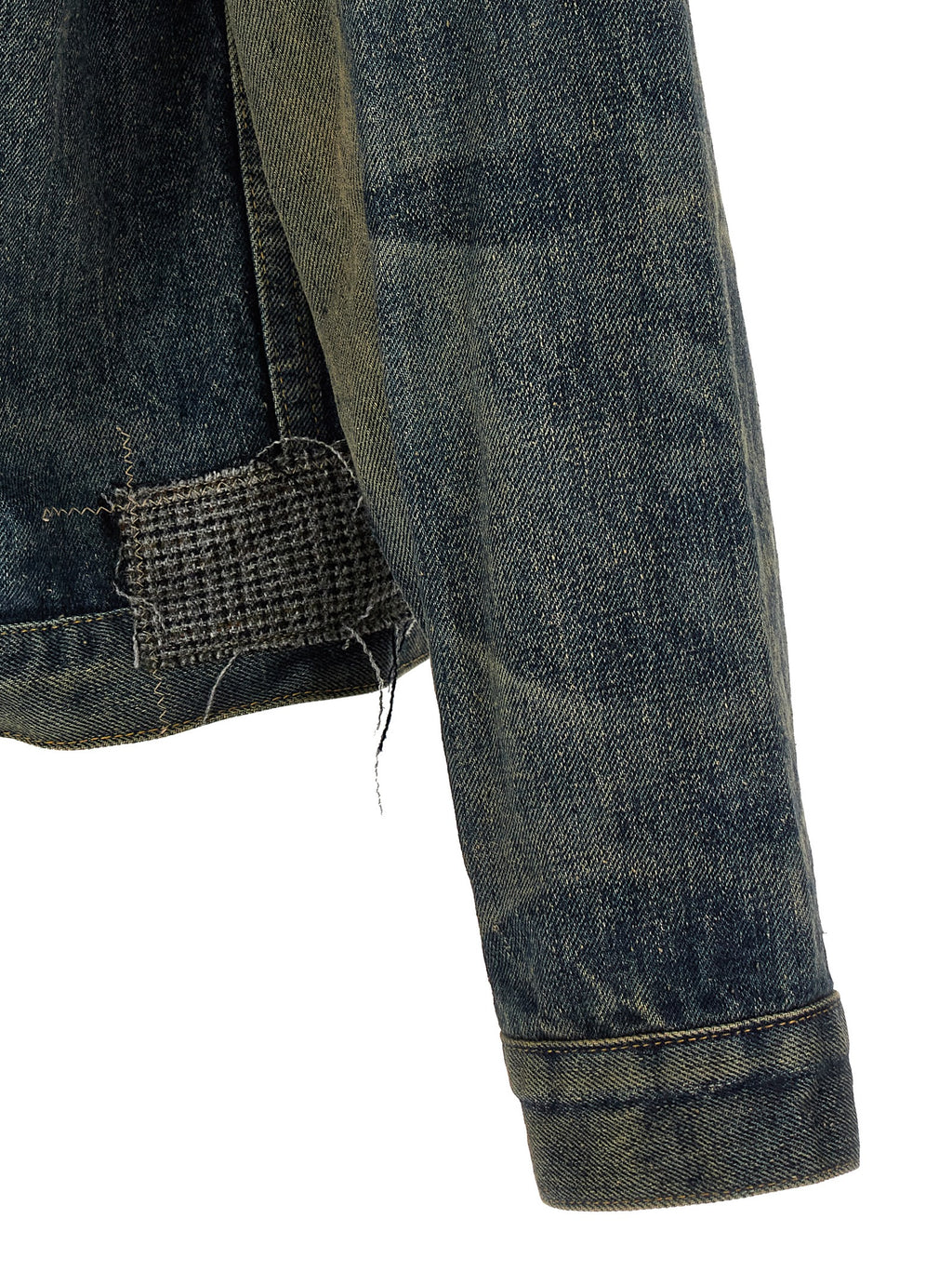 Junya Watanabe Blaue Jeansjacke aus Baumwolle