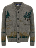 Junya Watanabe Grauer Wollcardigan