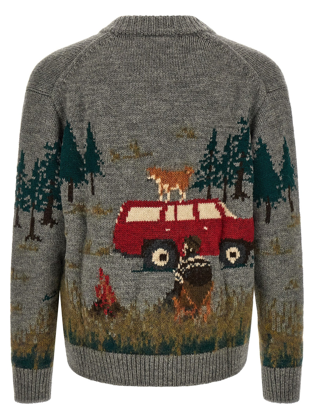 Junya Watanabe Grauer Wollcardigan