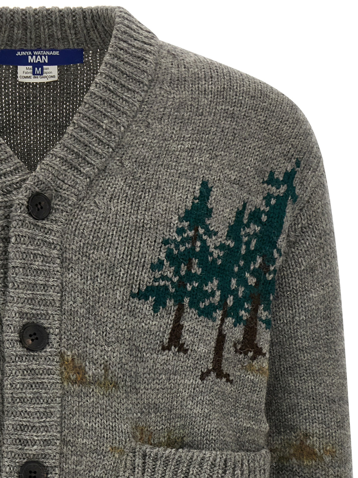 Junya Watanabe Grauer Wollcardigan