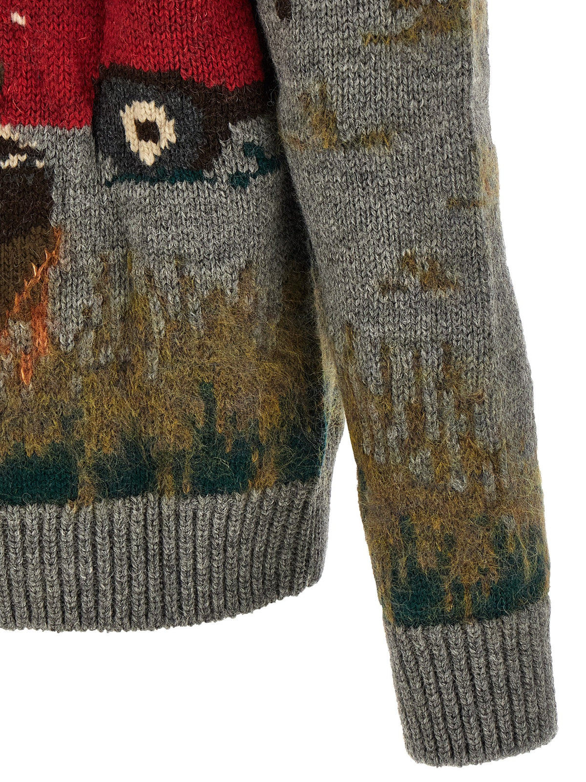 Junya Watanabe Grauer Wollcardigan