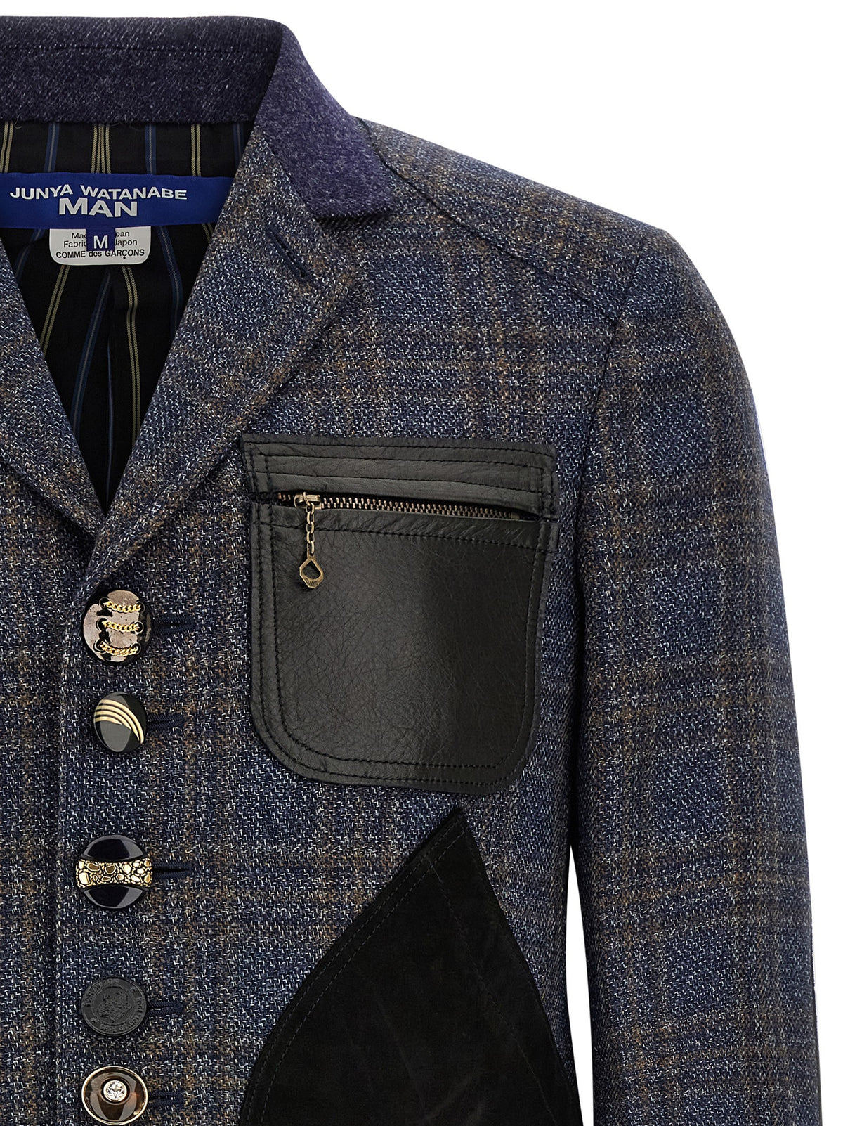 Junya Watanabe Blauer Wollblazer