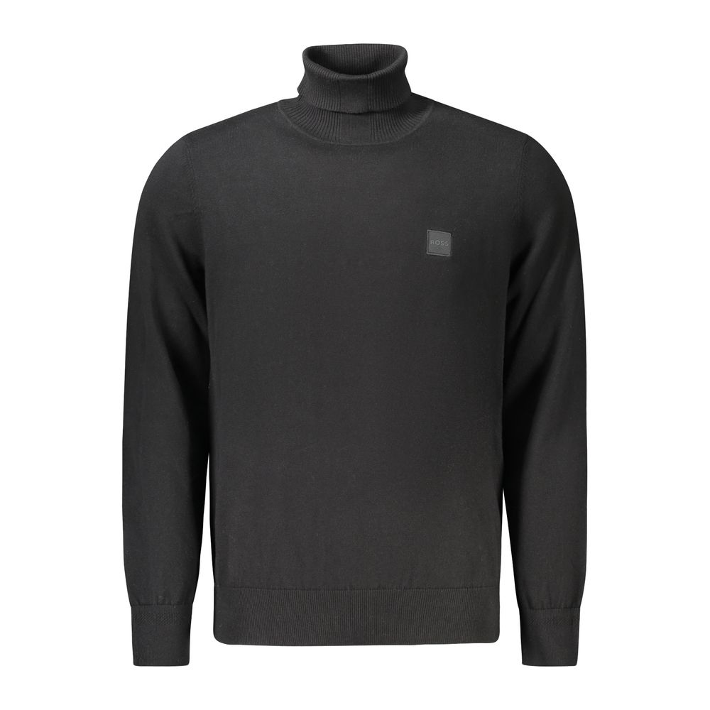 Hugo Boss Schwarzer Wollpullover