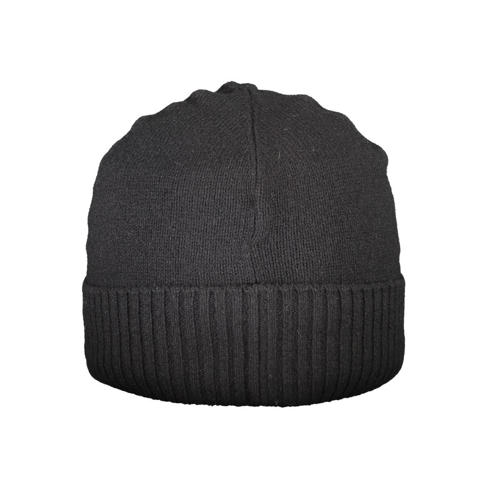 Hugo Boss Schwarze Herrenkappe aus Wolle