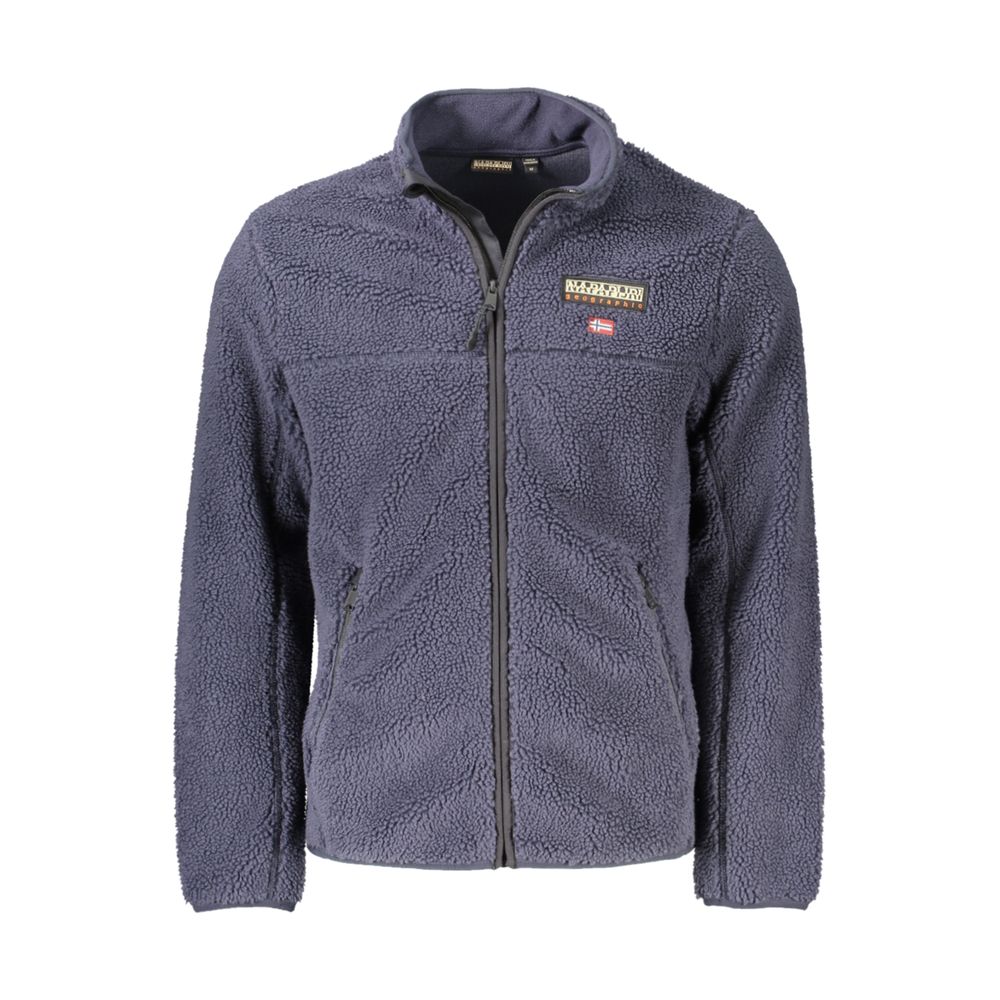 Napapijri Blaues Herren-Sweatshirt aus Polyester