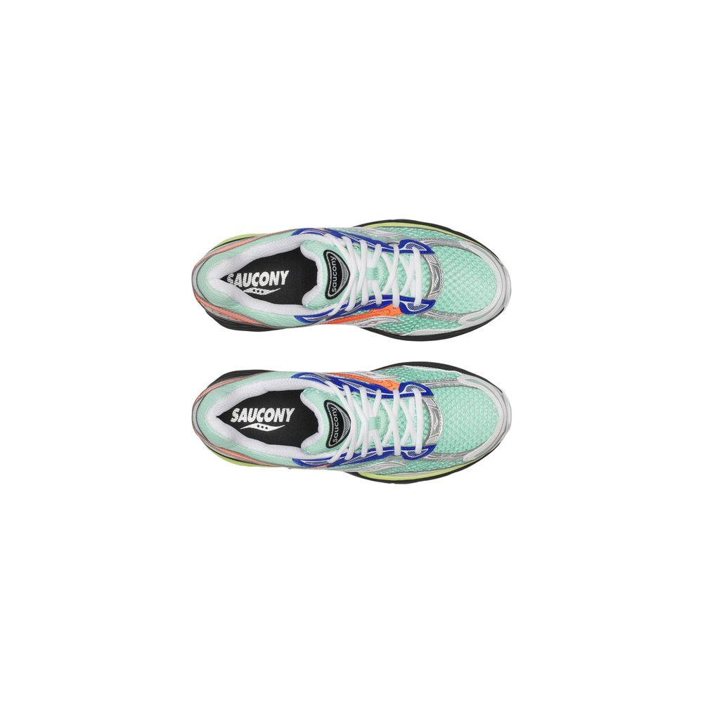 Saucony Grüne synthetische Sportschuhe
