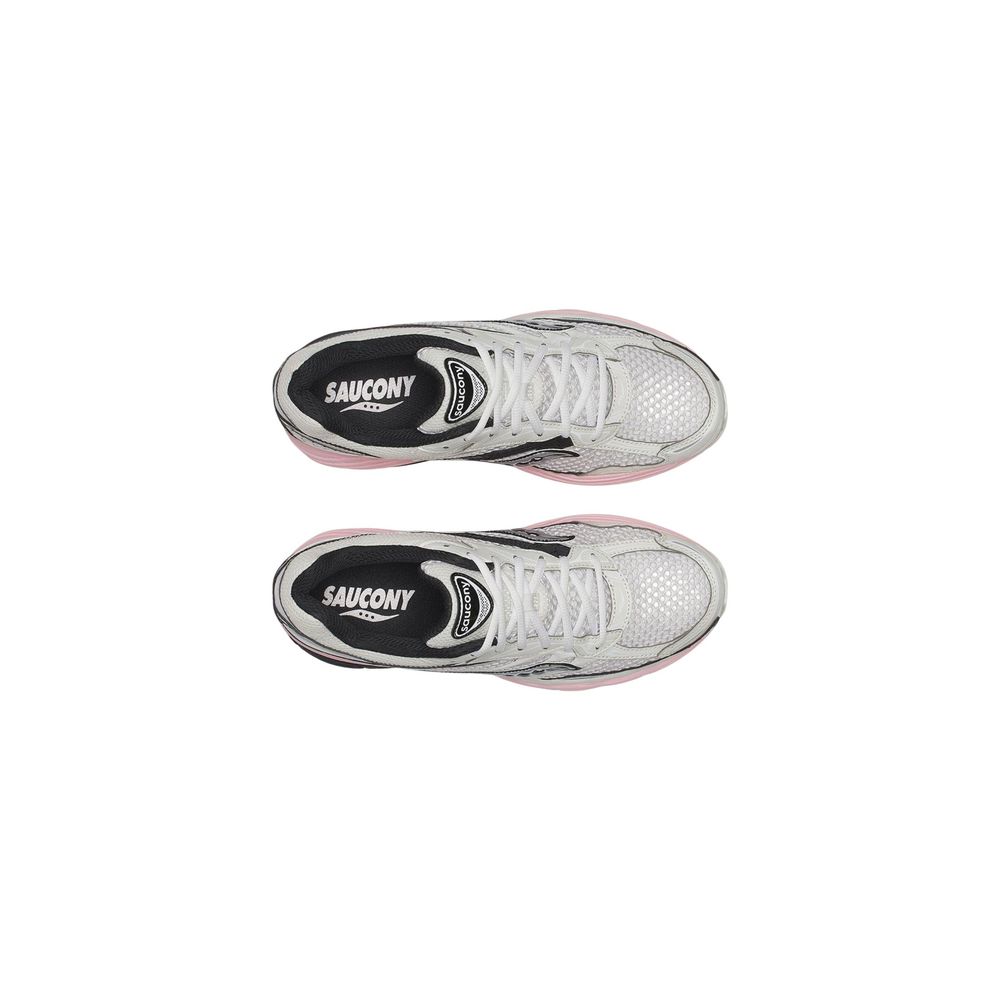 Saucony Weiße synthetische Sportsneakers