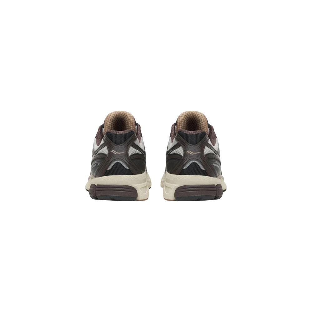 Saucony Braune Synthetik-Sneaker im Athletic-Stil