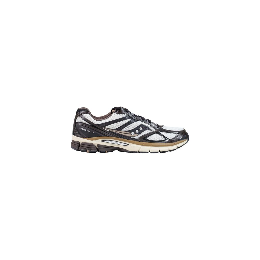 Saucony Braune Synthetik-Sneaker im Athletic-Stil