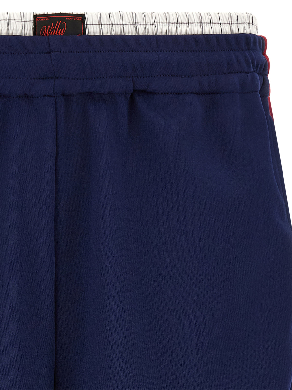 WILLY CHAVARRIA Blaue Bermuda-Shorts aus Polyester