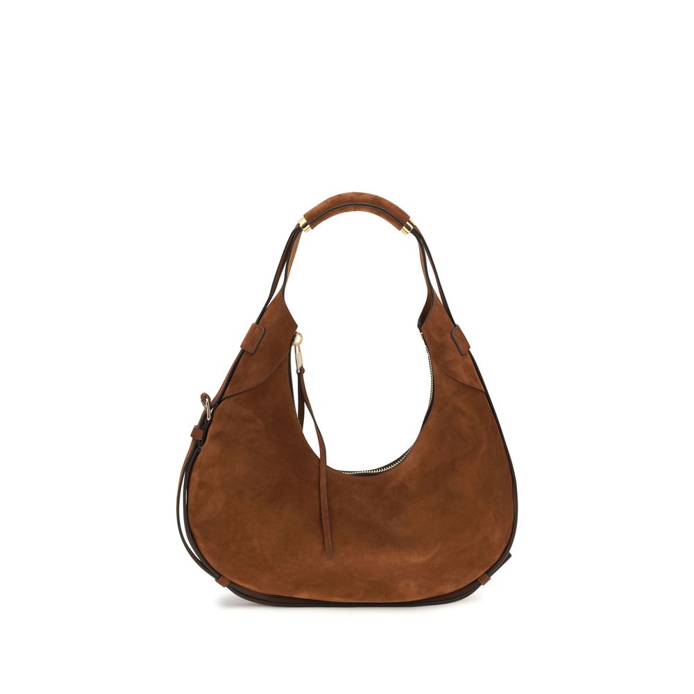 Moschino Braune Kalbsleder-Tasche Bos Taurus