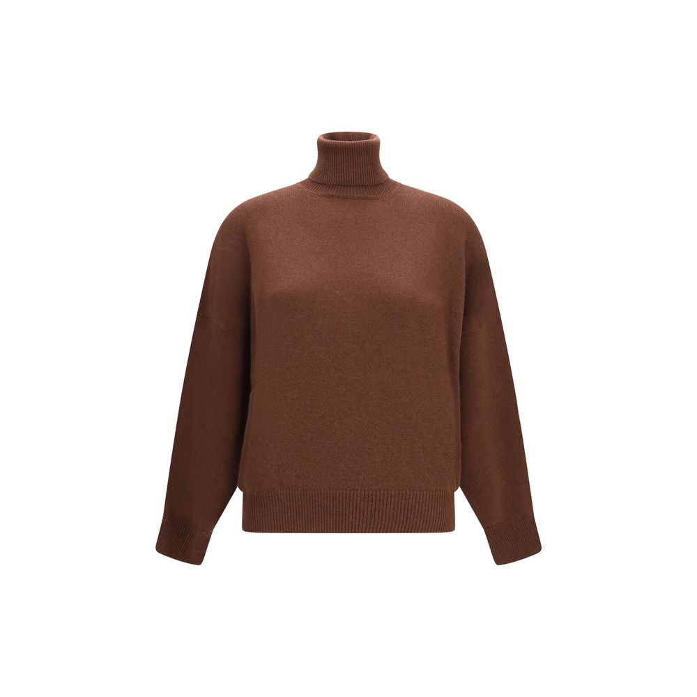 Brunello Cucinelli Brauner Kaschmir-Rollkragenpullover
