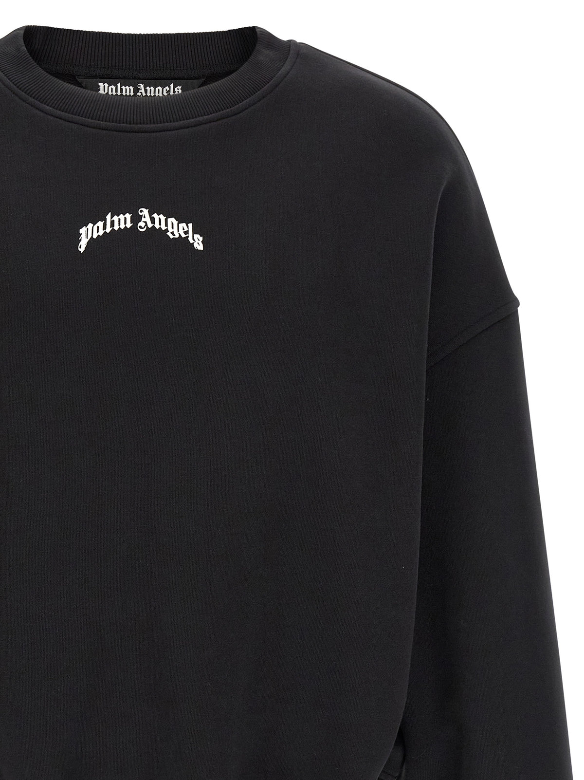 Palm Angels Zweifarbiger Baumwollpullover