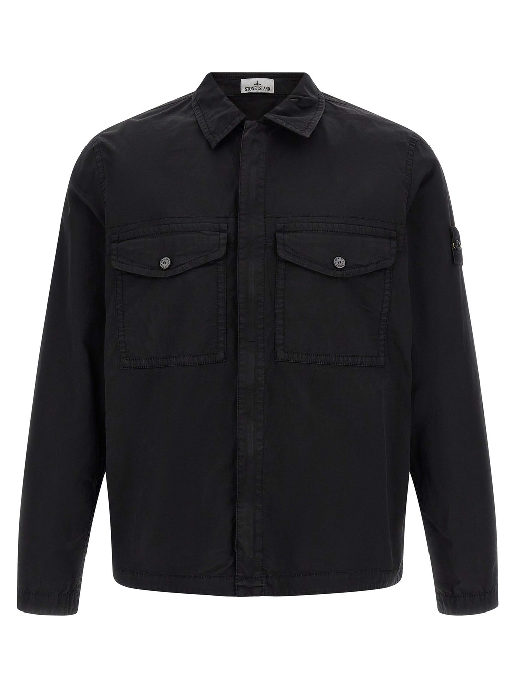 Stone Island Schwarze Baumwollbluse