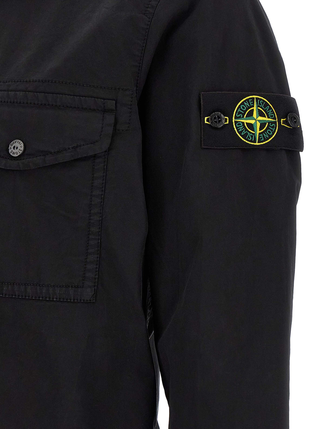 Stone Island Schwarze Baumwollbluse
