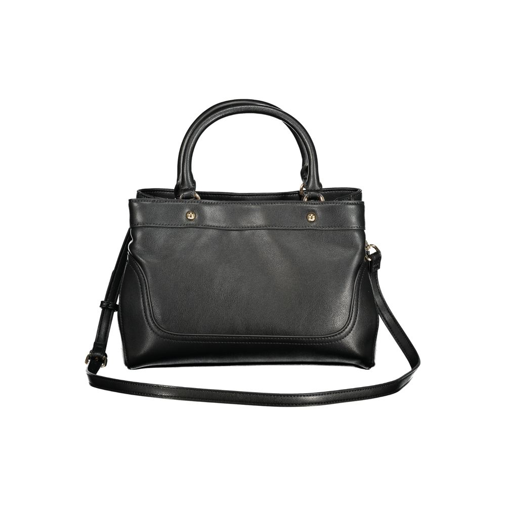 Twinset Schwarze Handtasche aus Polyethylen