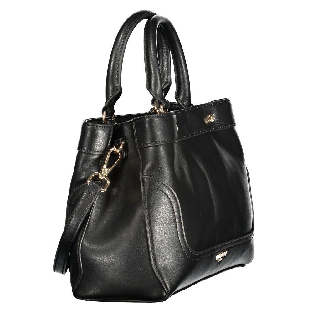 Twinset Schwarze Handtasche aus Polyethylen