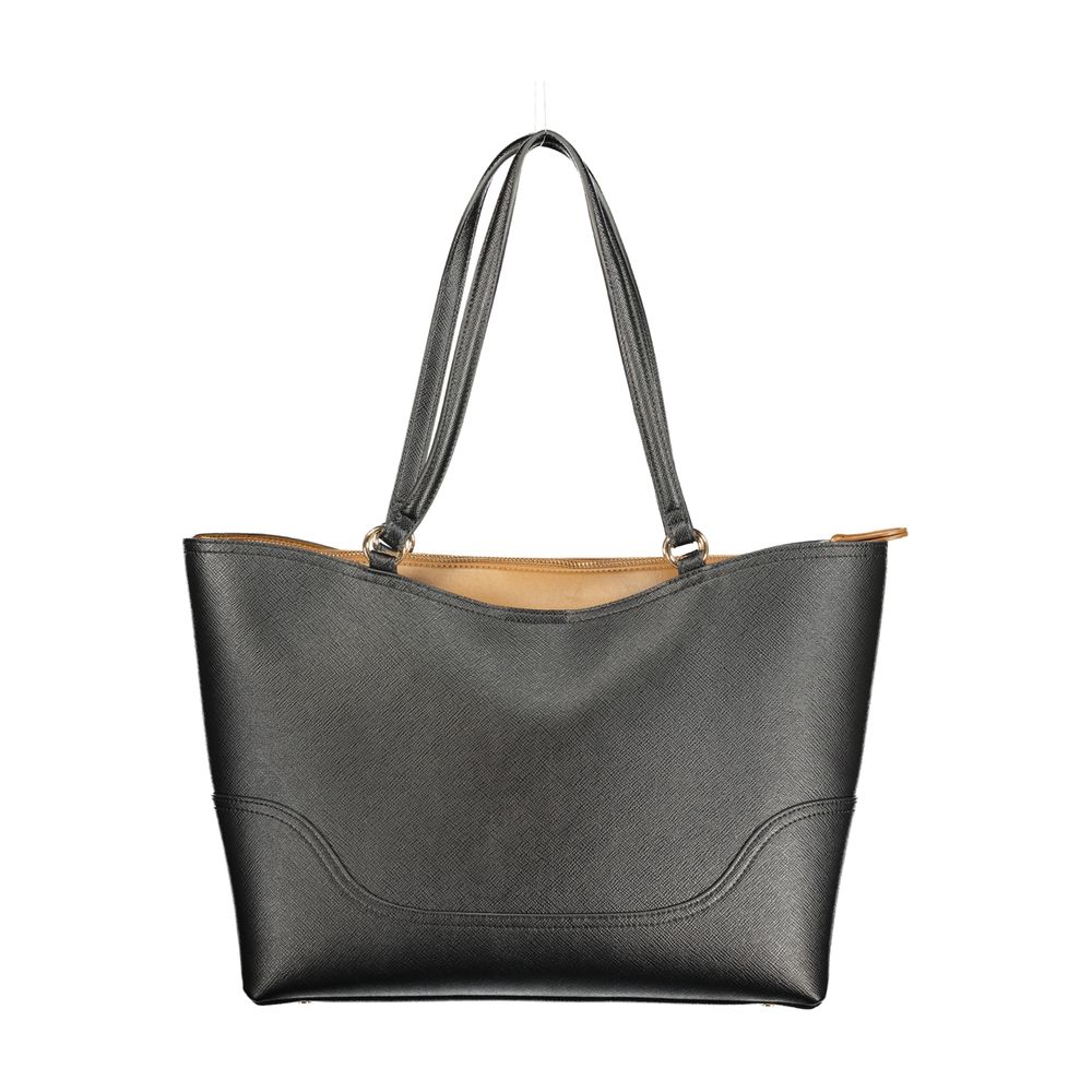 Twinset Schwarze Handtasche aus Polyethylen