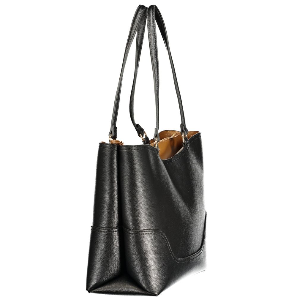 Twinset Schwarze Handtasche aus Polyethylen