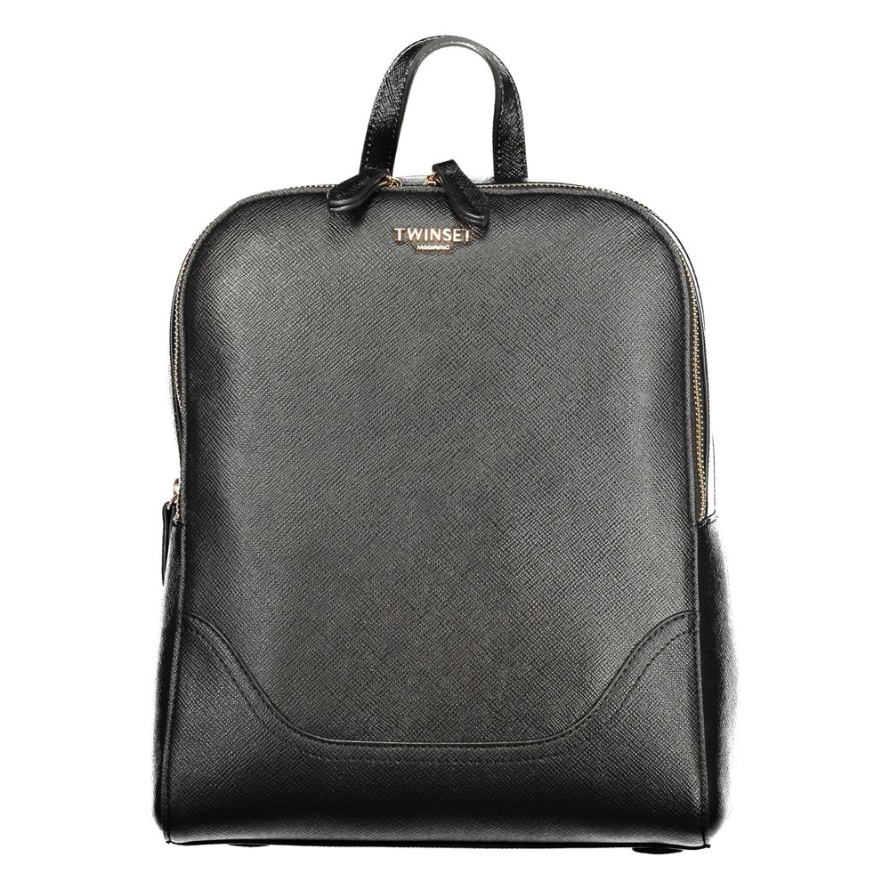 Twinset Schwarzer Rucksack aus Polyurethan für Damen