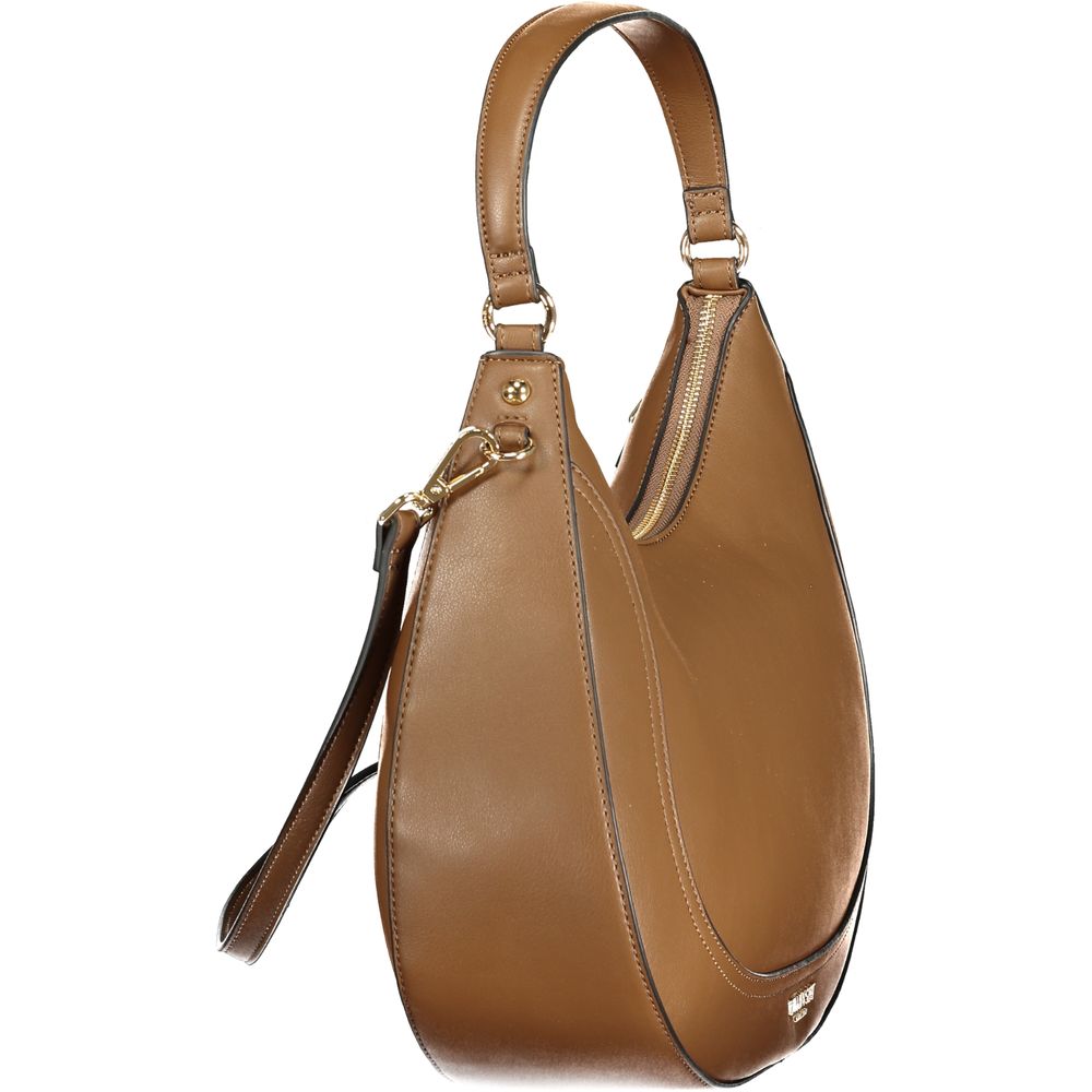 Twinset Braune Damenhandtasche aus Polyurethan