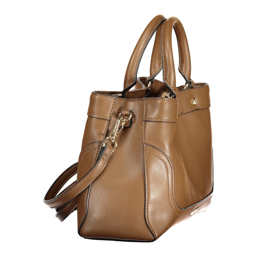 Twinset Braune Damenhandtasche aus Polyurethan