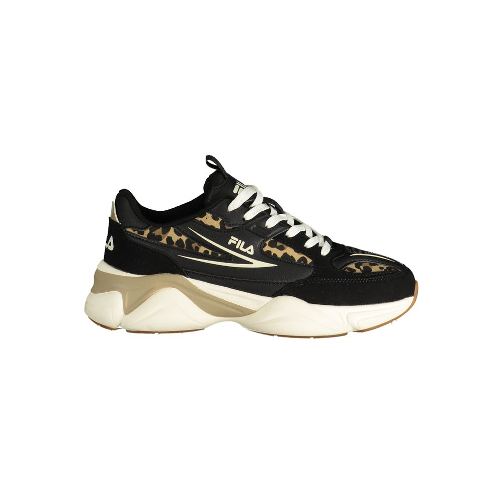 Fila Schwarzer Polyester-Sneaker