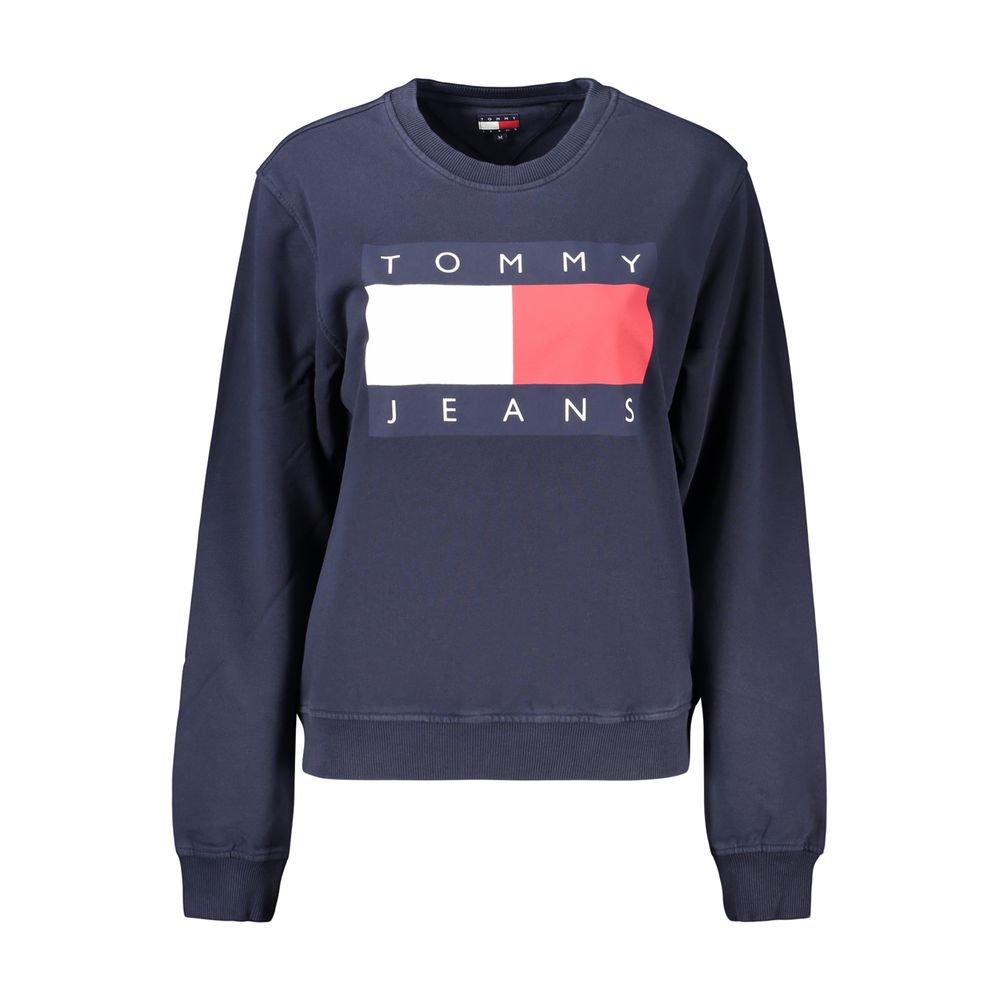 Tommy Hilfiger Blaues Baumwoll-Sweatshirt für Damen