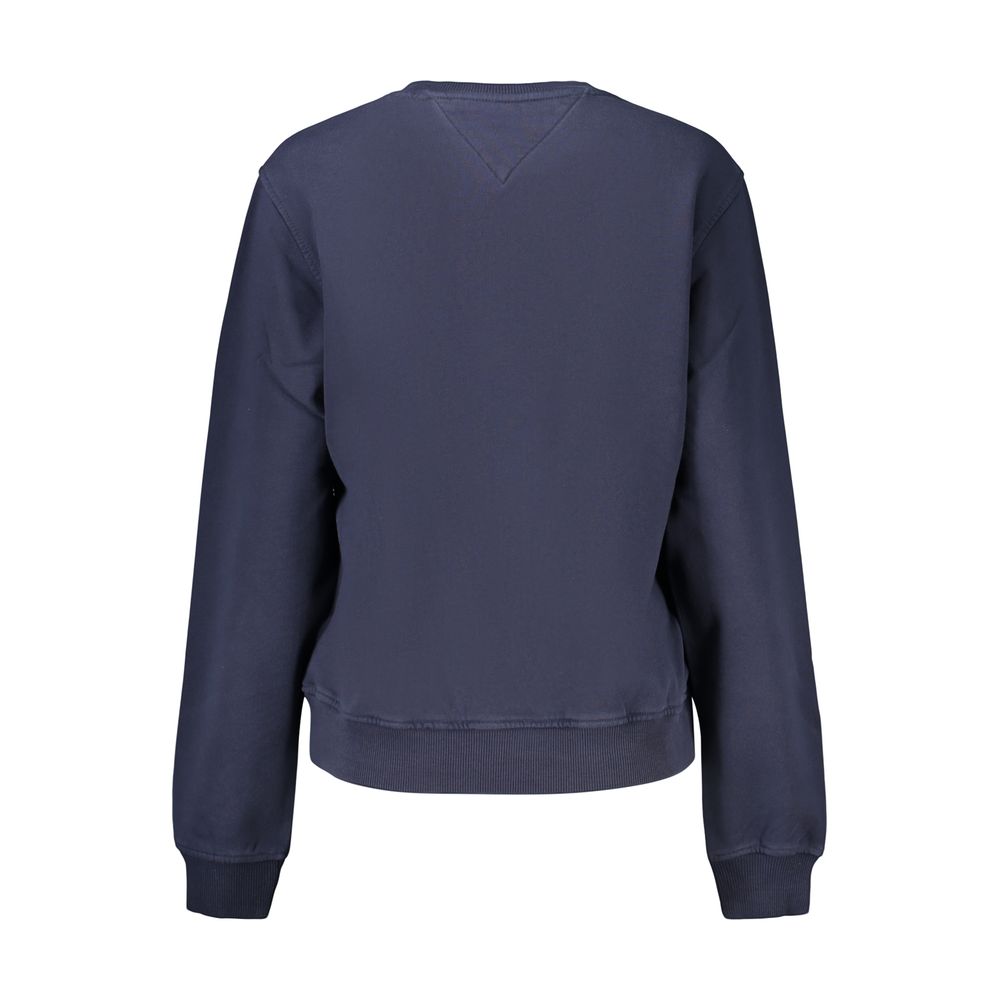 Tommy Hilfiger Blaues Baumwoll-Sweatshirt für Damen