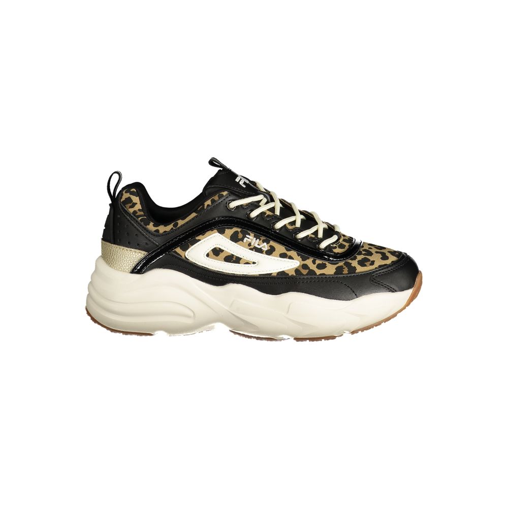 Fila Schwarzer Damen-Sneaker aus Polyester