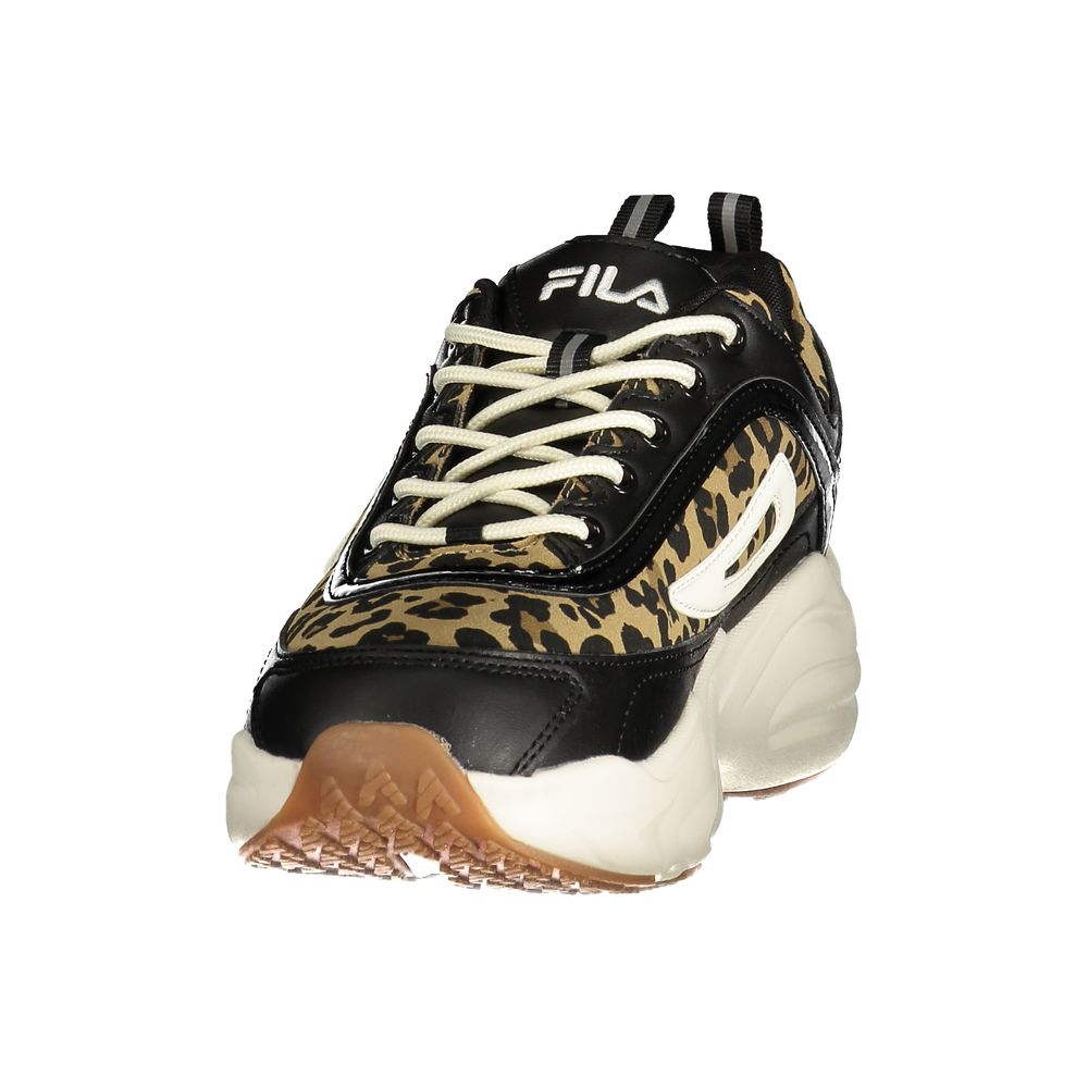 Fila Schwarzer Damen-Sneaker aus Polyester