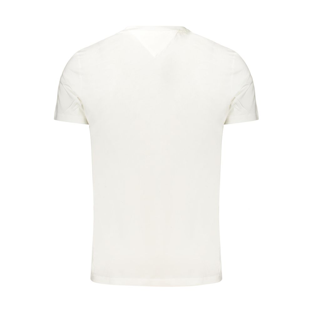Tommy Hilfiger Weißes Herren-T-Shirt aus Baumwolle